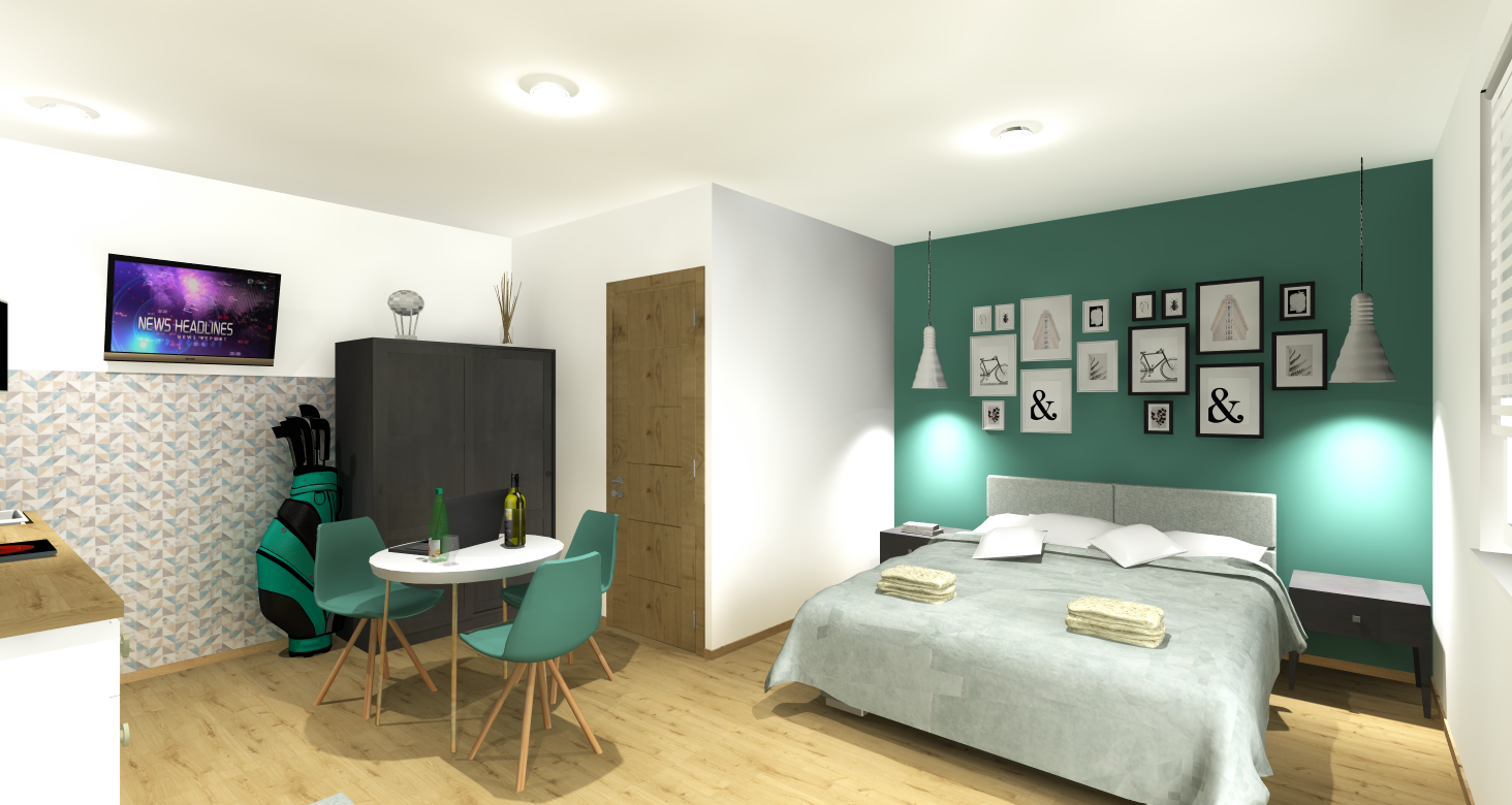 1 Standard Plus Design 4 fős apartman